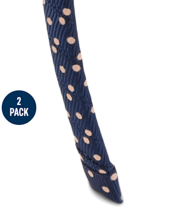 Girls Bow Headband 2-Pack - Uniform