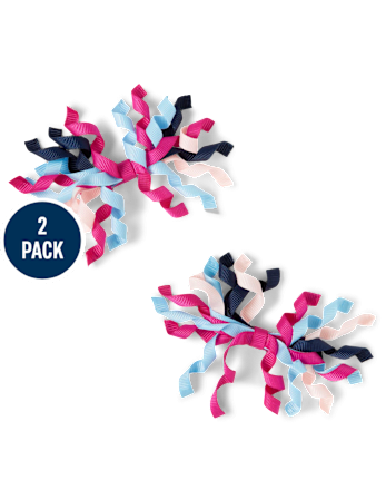 Girls Curly Hair Clips - Uniform