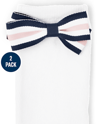 Pack de 2 calcetines hasta la rodilla Niña - Uniforme