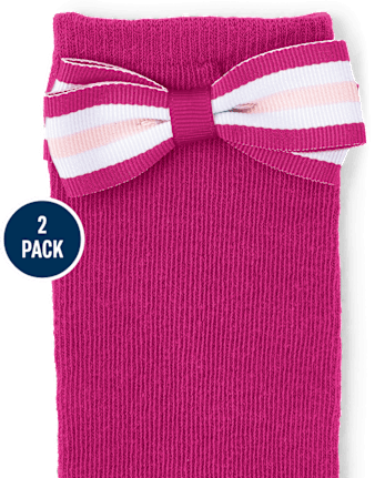 Girls Knee Socks 2-Pack - Uniform