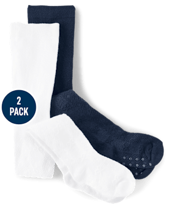 Pack de 2 mallas con lazo Niña Pointelle - Uniforme