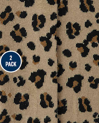 Girls Cat Tights 2-Pack - Purrrfect in Pink