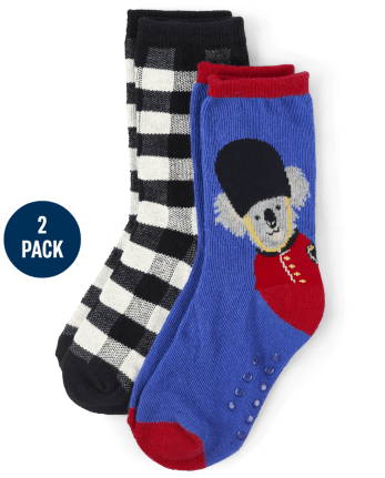 Boys Trolley Crew Socks 2-Pack - London Calling