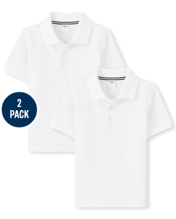Boys Polo with Stain Resistance 2-Pack - Uniform