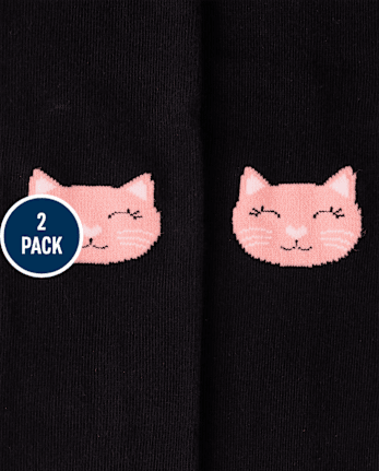 Girls Cat Tights 2-Pack - Ladies And Gentlemen