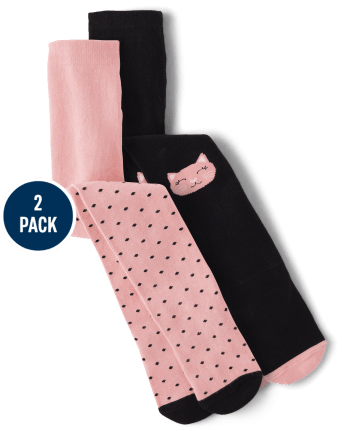 Girls Cat Tights 2 Pack Ladies And Gentlemen Gymboree MULTI CLR