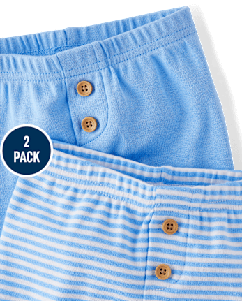 Baby Boys Striped Pants 2-Pack - Homegrown by Gymboree