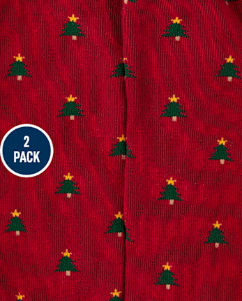 Girls Christmas Tights 2-Pack - Holiday Express