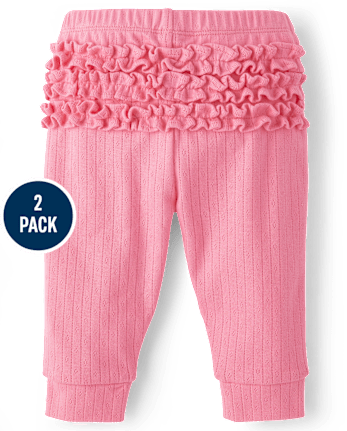 Baby Girls Floral Legging 2-Pack - Homegrown by Gymboree