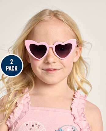 Girls Gingham Sunglasses 2-Piece Accessory Set - Swim Shop