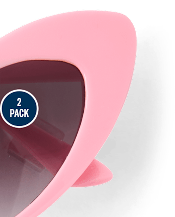 Girls Gingham Sunglasses 2-Piece Accessory Set - Swim Shop