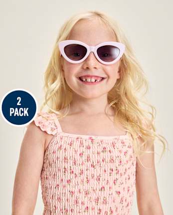 Girl Floral Sunglasses 2-Piece Accessory Set - Swim Shop