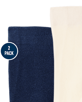 Girls Pointelle Tights 2-Pack - Little Essentials
