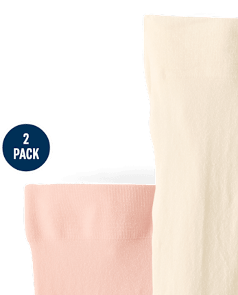 Girls Metallic Tights 2-Pack - Le Petite Ballet