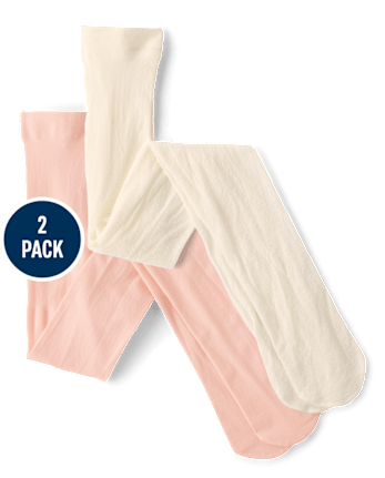 Girls Metallic Tights 2-Pack - Le Petite Ballet