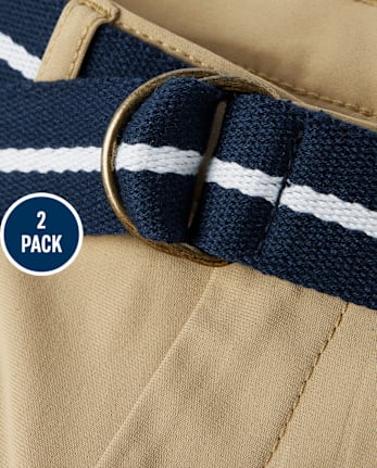 Boys Quick Dry Chino Pants 2-Pack - Uniform