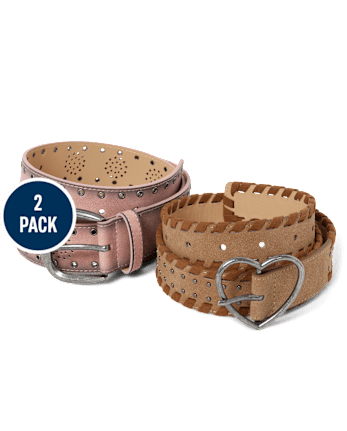 Tween Girls Western Belt 2-Pack