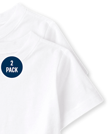 Paquete de 2 camisetas para niño