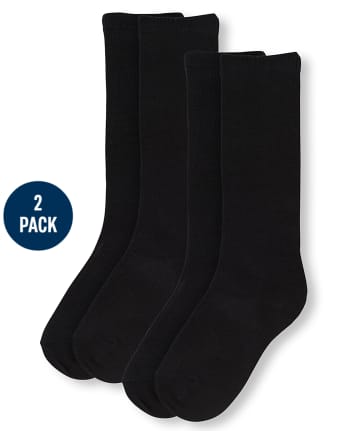 Girls Knee Socks 2-Pack