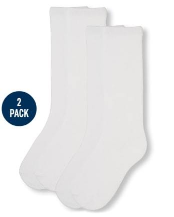 Girls Knee Socks 2-Pack