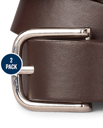 Paquete de 2 cinturones de uniforme para niñas