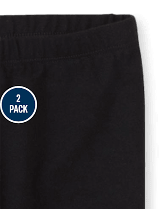 Girls Leggings 2-Pack