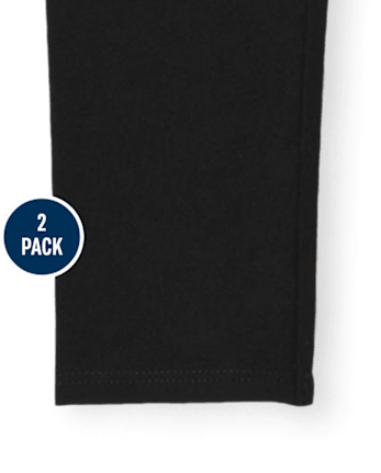 Girls Leggings 2-Pack