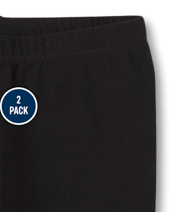 Girls Capri Leggings 2-Pack