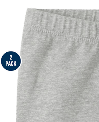 Pack de 2 leggings capri para niñas