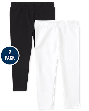 Pack de 2 leggings capri para niñas