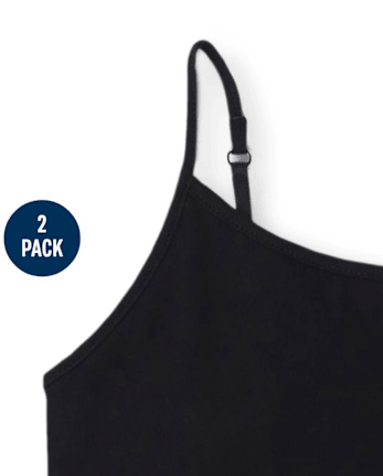 Camisola básica para niñas, paquete de 2