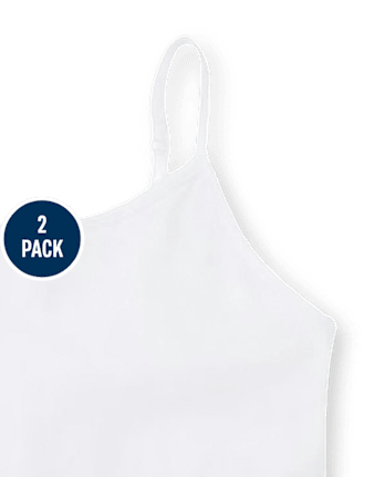 Camisola básica para niñas, paquete de 2