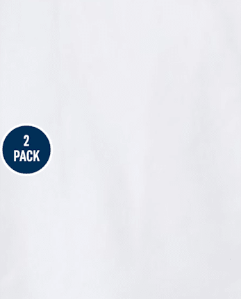 Camisola básica para niñas, paquete de 2