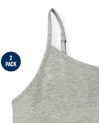 Lot de 2 camisoles basiques pour fille