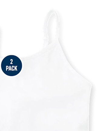 Camisola básica para niñas, paquete de 2