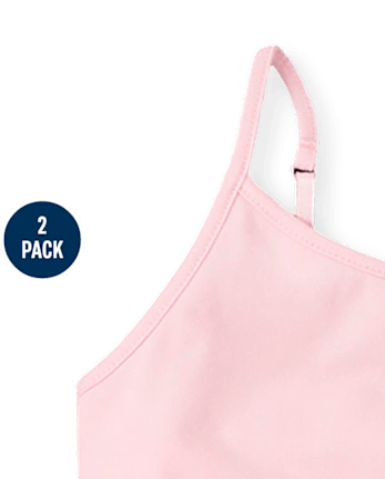 Camisola básica para niñas, paquete de 2