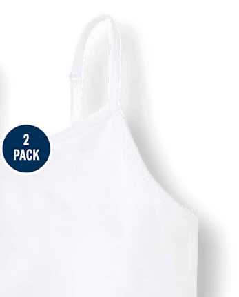 Camisola básica para niñas, paquete de 2