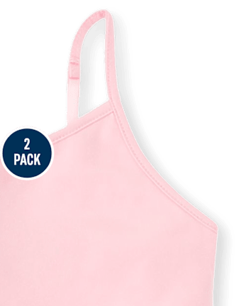 Lot de 2 camisoles basiques pour fille