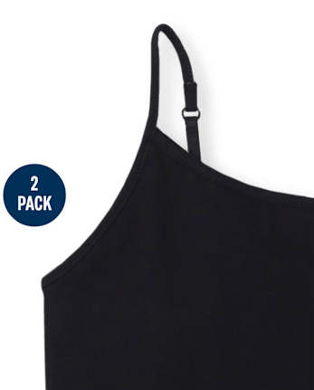 Lot de 2 camisoles basiques pour fille