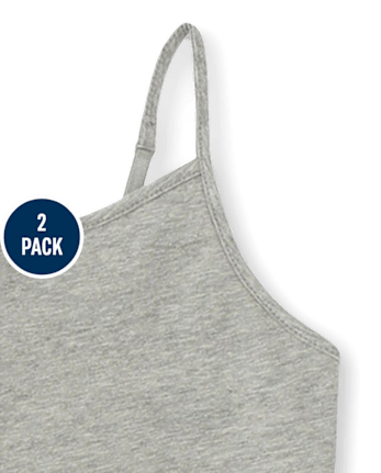 Camisola básica para niñas, paquete de 2