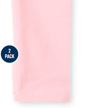 Lot de 2 leggings pour bébé et toute-petite fille