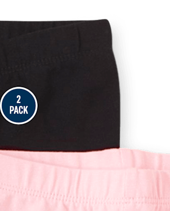 Lot de 2 leggings pour bébé et toute-petite fille