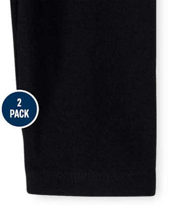 Baby And Toddler Girls Capri Leggings 2-Pack