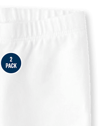 Baby And Toddler Girls Capri Leggings 2-Pack