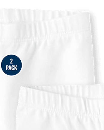 Baby And Toddler Girls Capri Leggings 2-Pack
