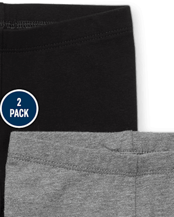 Baby And Toddler Girls Leggings 2-Pack