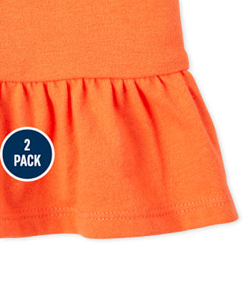Conjunto de leggings de calabaza con purpurina de Halloween para bebés y niñas pequeñas