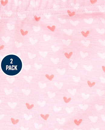 Baby And Toddler Girls Fox Snug Fit Cotton 4-Piece Pajamas