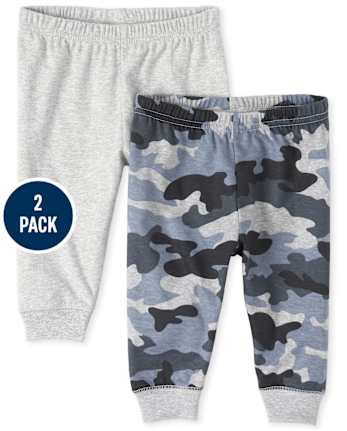 Baby Boys Camo Pants 2-Pack