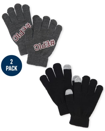 Boys Epic Texting Gloves 2-Pack